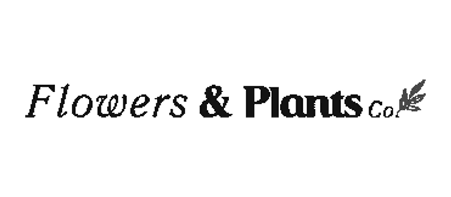 Flowers and Plants Co. logo, a Pocketa retailer partner