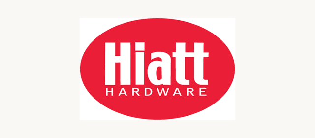 Hiatt Hardware logo, a Pocketa retailer partner