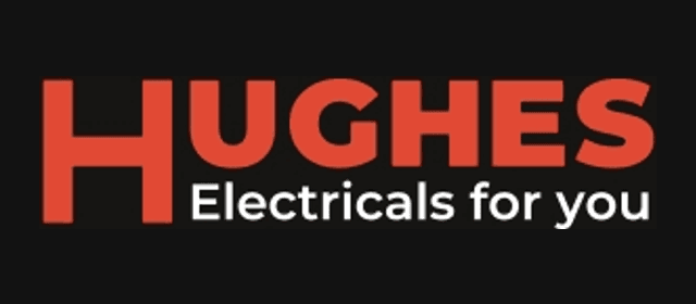 Hughes logo, a Pocketa retailer partner