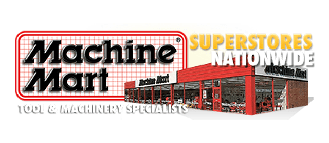 Machine Mart logo, a Pocketa retailer partner