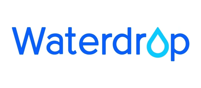 Waterdrop logo, a Pocketa retailer partner