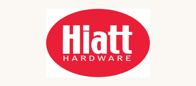 Hiatt Hardware logo, a Pocketa retailer partner