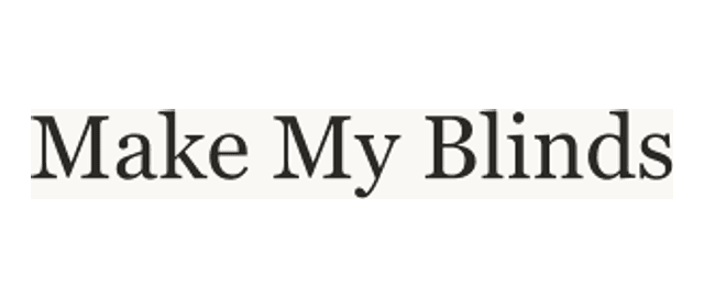 Make My Blinds logo, a Pocketa retailer partner