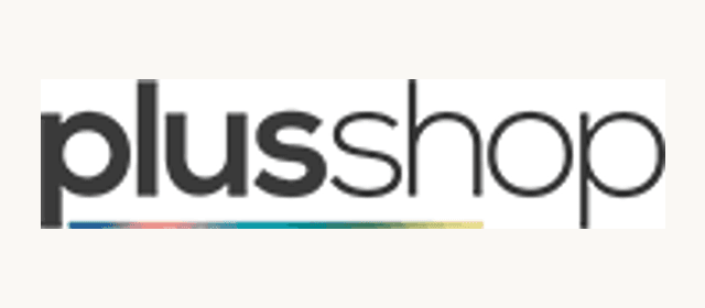 Plusshop logo, a Pocketa retailer partner